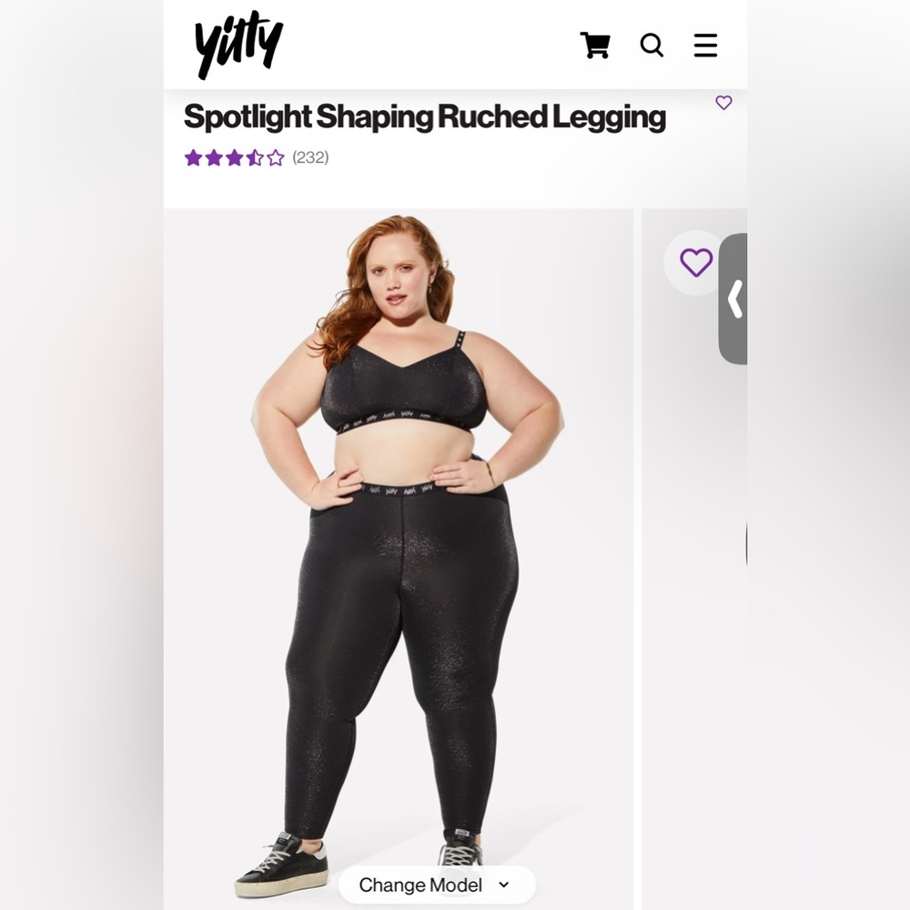 Black Stoplight ruching legging